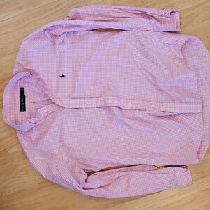 Ralph Lauren Men's Pink Gingham Shirt